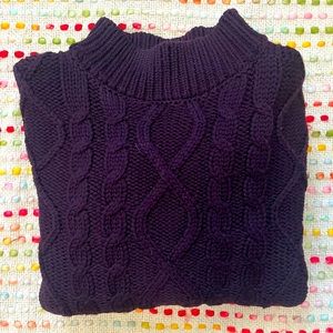 Elie Tahari Merino Wool Cable Knit Sweater